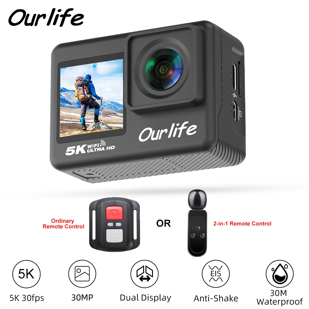 Ourlife 5K30FPS Action Camera  - Photographic Memory recensione e prezzo