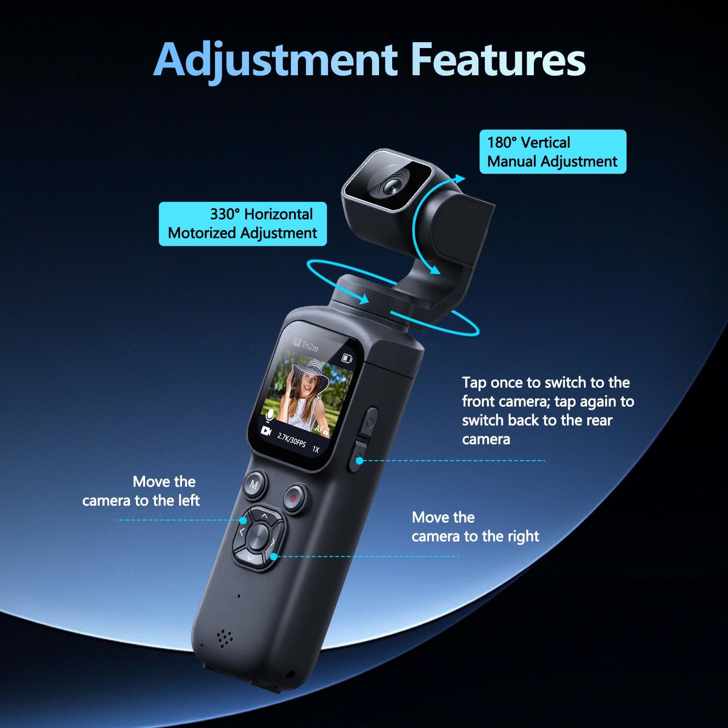 Videocamera Vlog con Gimbal a  - Photographic Memory recensione e prezzo