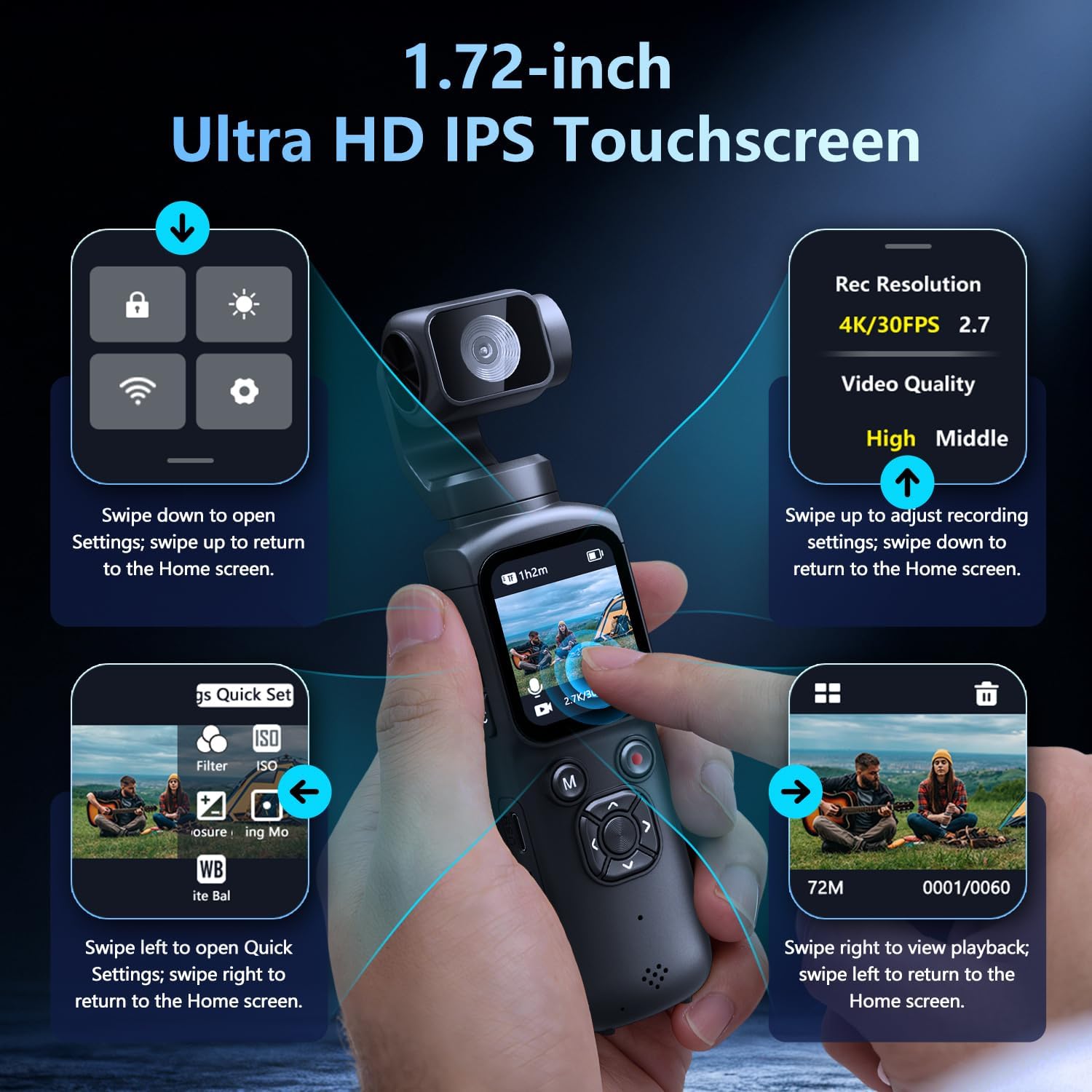 Videocamera Vlog con Gimbal a  - Photographic Memory recensione e prezzo